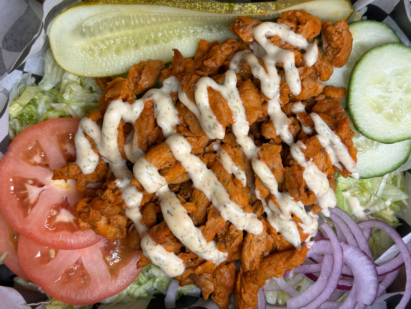 Haas Style Buffalo Chicken Sandwich Or Salad