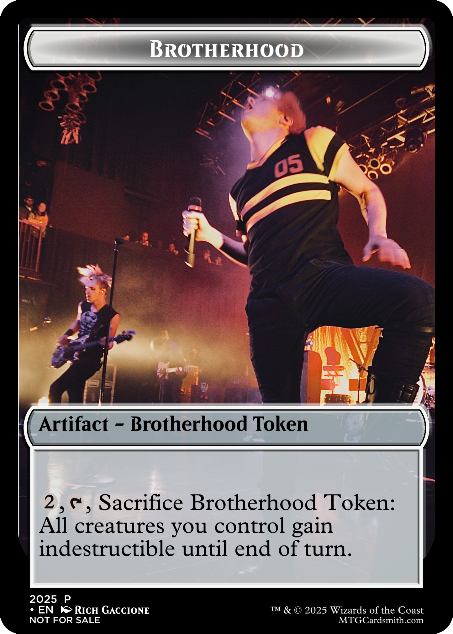My Chemical Romance X Magic The Gathering 5 Card Set. Designed by Rich G.