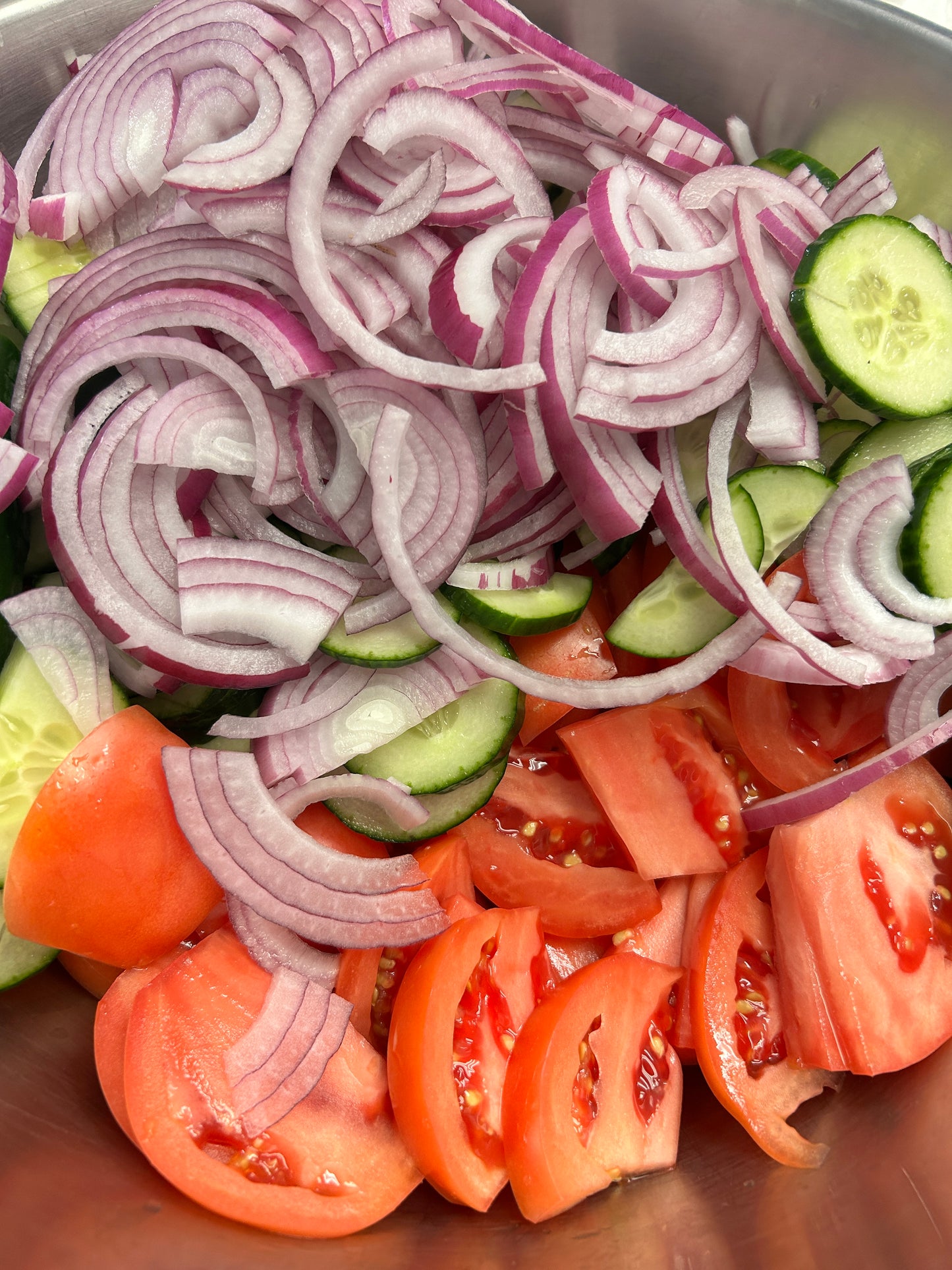 Tomato & cucumber salad