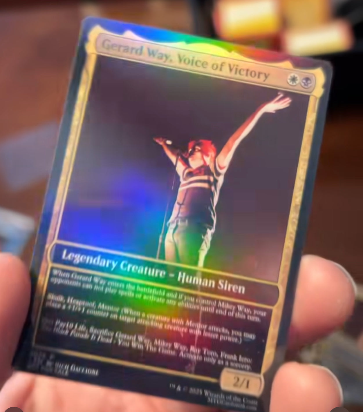 My Chemical Romance X Magic The Gathering 5 Card Set. Designed by Rich G.