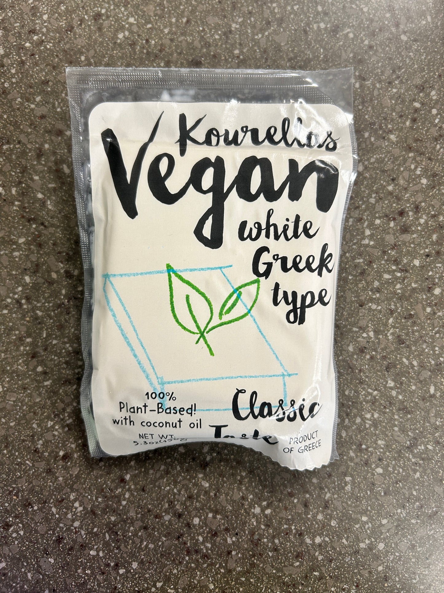 Kourella's Greek Type Coconut based Feta Cheese