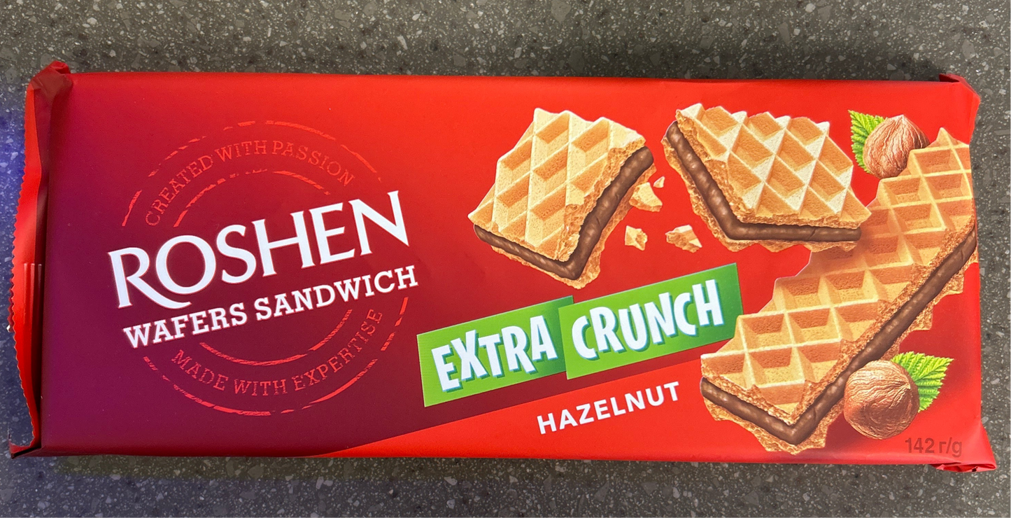 Roshen Hazelnut Wafers
