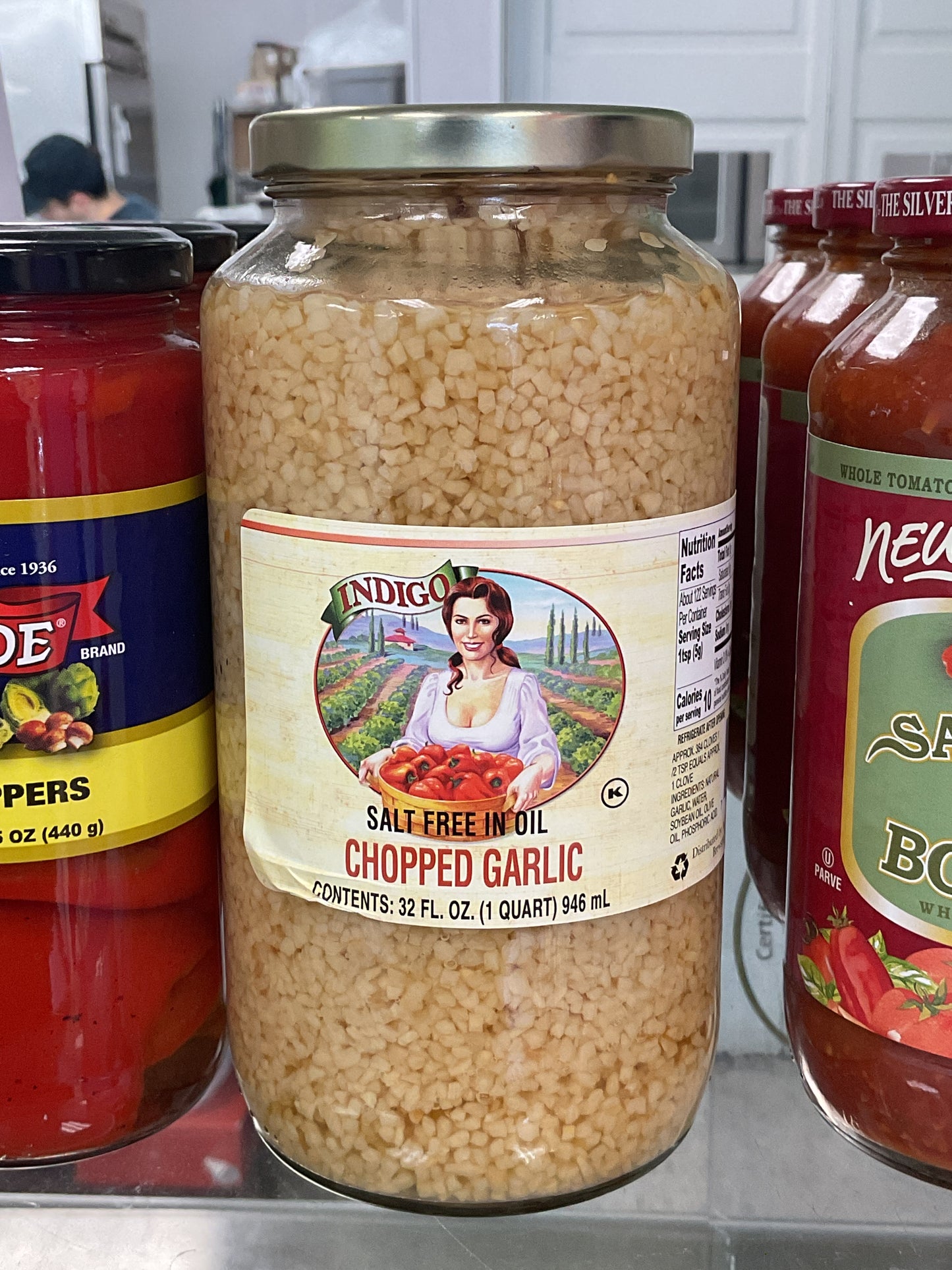 Indigo Chopped Garlic in Oil