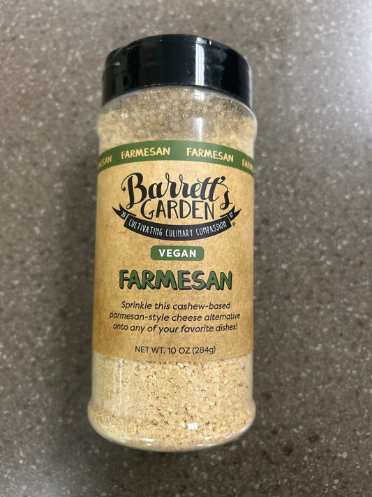 Barrett’s Garden Farmesan Vegan Parmesan cheese