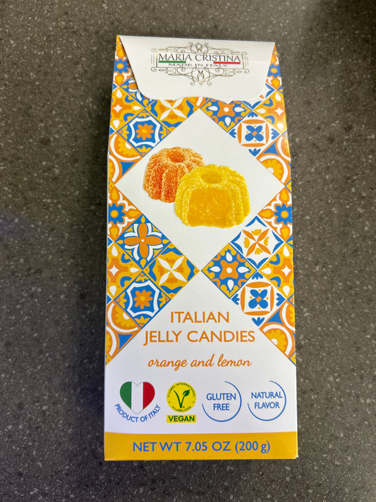 Maria Christina Italian Jelly Candies Orange and Lemon