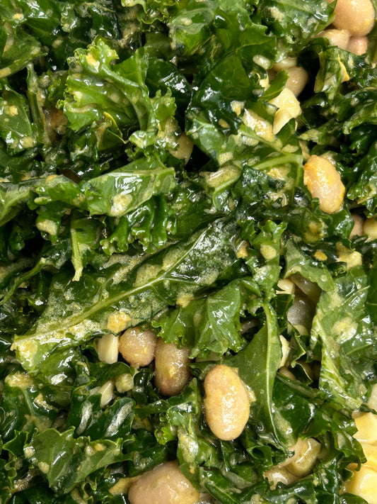 Dropdead Kale Salad (gluten free)