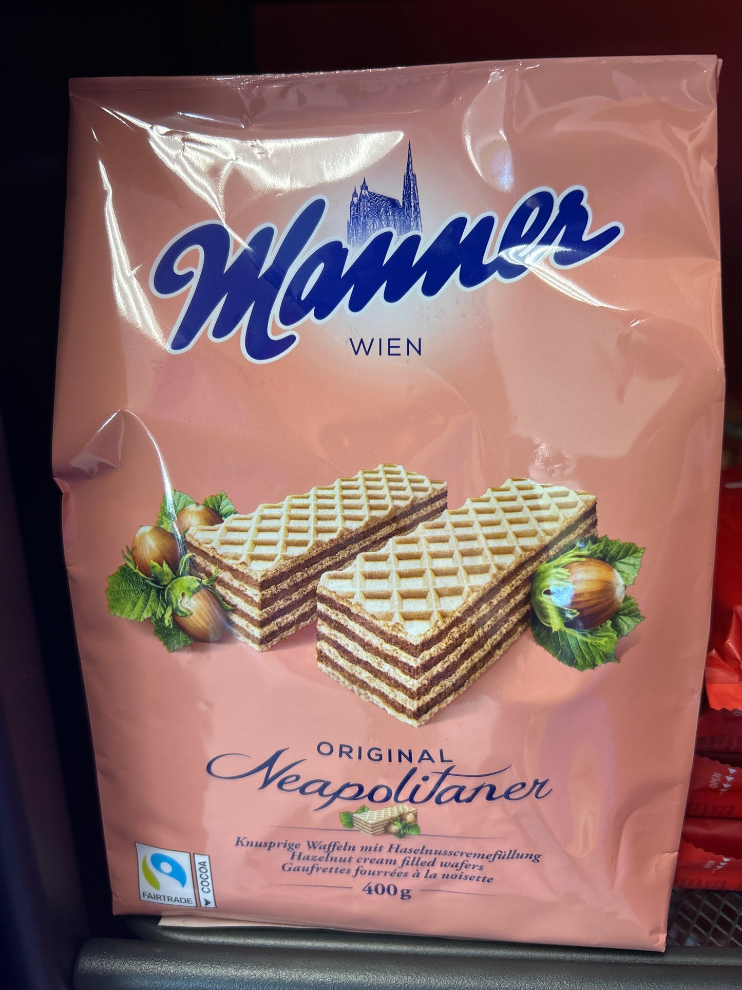 Manner Hazelnut Wafers