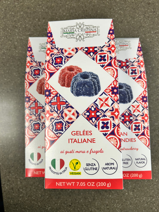 Maria Cristina Italian Gummy Candies Mixed Berry Flavor