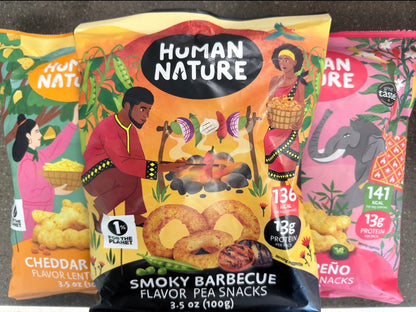 Human Nature Lentil & Pea Snacks