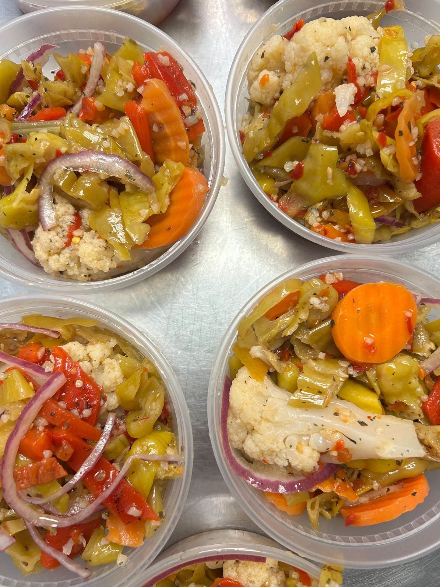 Hot & Pickled Italian Veggies