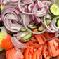 Tomato & cucumber salad