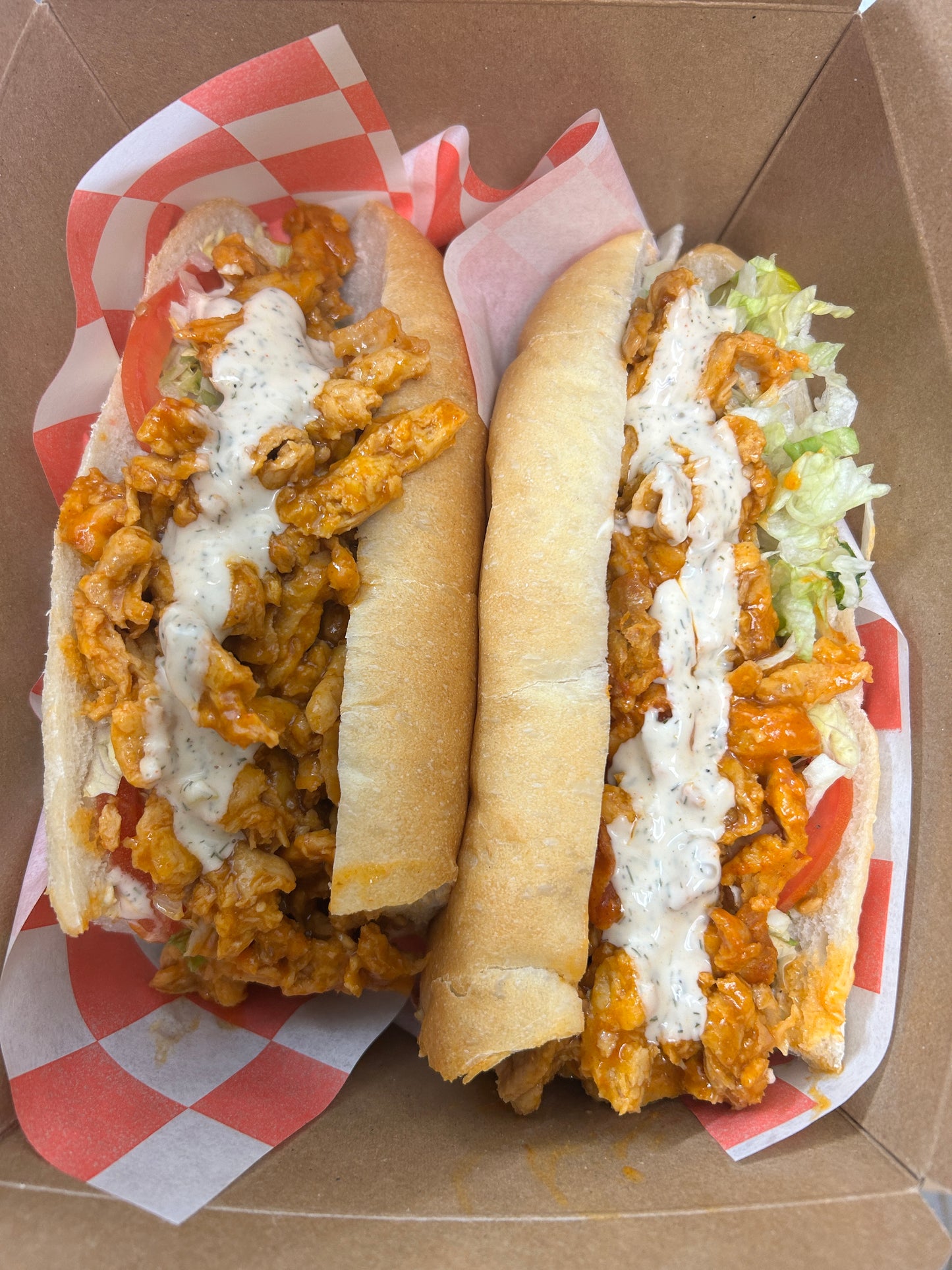 Haas Style Buffalo Chicken Sandwich Or Salad