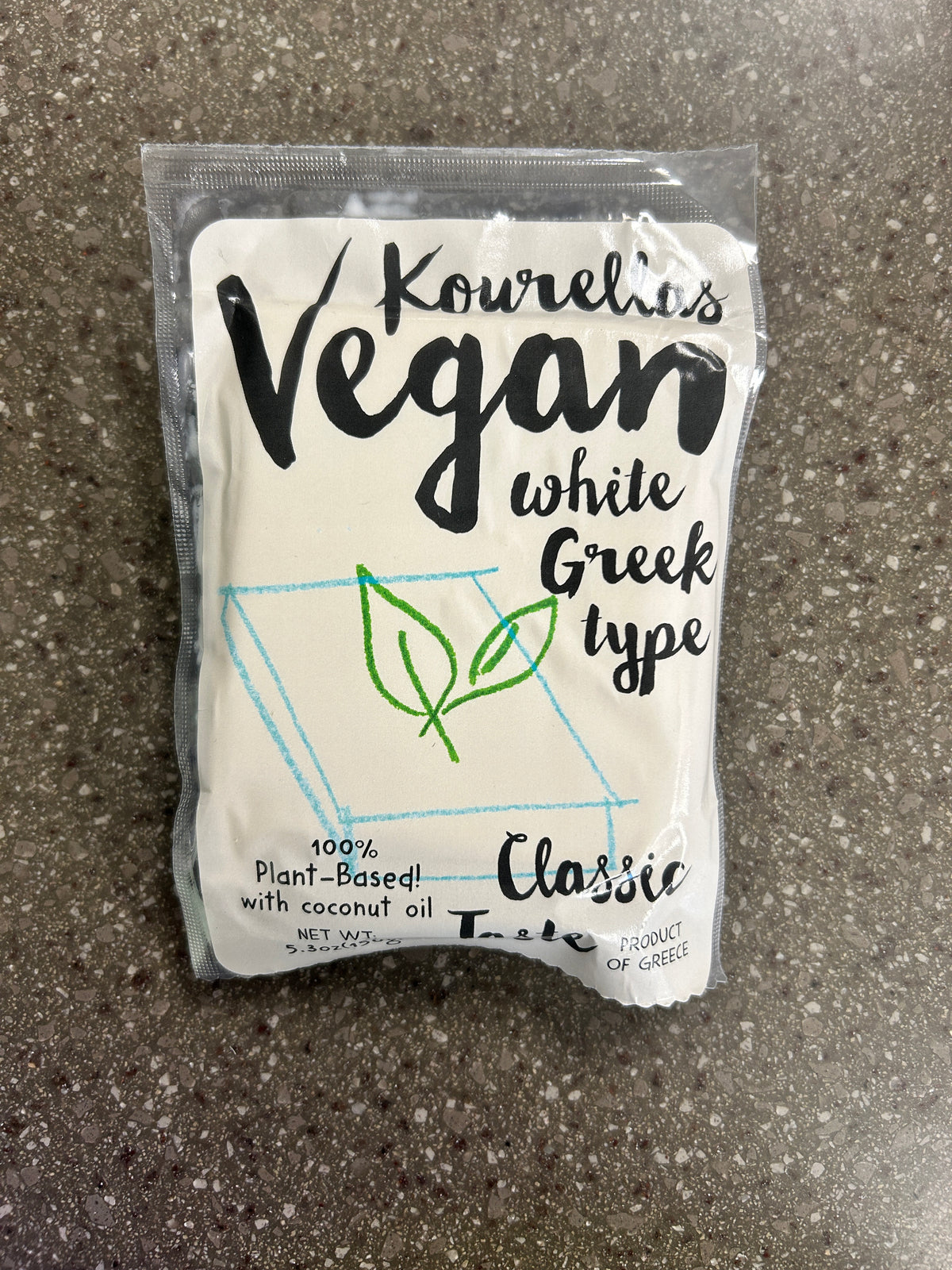 Kourella's Greek Type Coconut based Feta Cheese